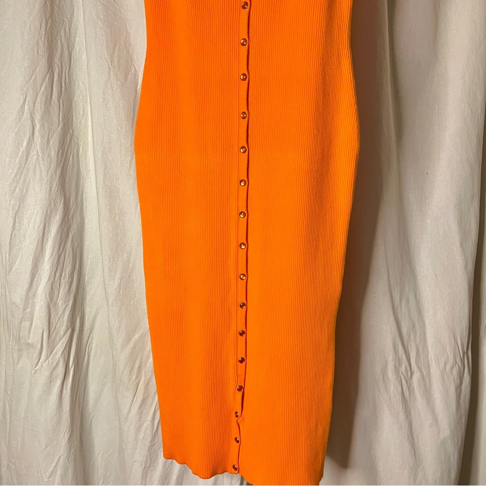GUESS Lana Tank Sleeveless Button-Front Dress Sz M - Picture 2 of 13